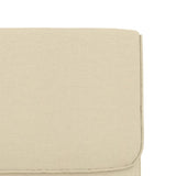 NNEVL Lounge Chair Cream 55x64x80 cm Fabric