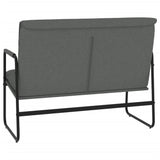 NNEVL Bench Dark Grey 100x64x80 cm Fabric