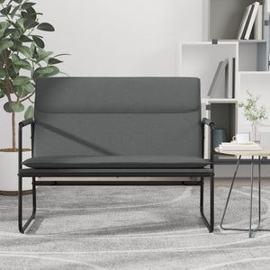 NNEVL Bench Dark Grey 100x64x80 cm Fabric