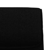 NNEVL Bench Black 100x64x80 cm Fabric