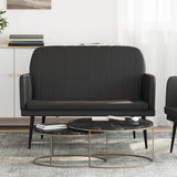 NNEVL Bench Black 107x80x81 cm Faux Leather