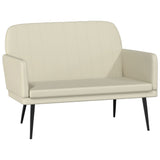 NNEVL Bench Cream 107x80x81 cm Faux Leather