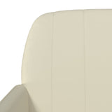 NNEVL Bench Cream 107x80x81 cm Faux Leather