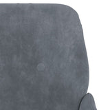 NNEVL Armchair Dark Grey 62x79x79 cm Velvet