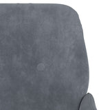 NNEVL Bench Dark Grey 108x79x79 cm Velvet