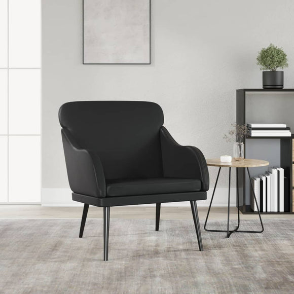NNEVL Armchair Black 63x76x80 cm Faux Leather