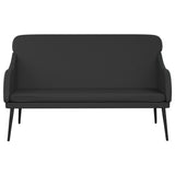 NNEVL Bench Black 110x76x80 cm Faux Leather