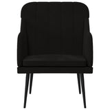 NNEVL Armchair Black 63x76x80 cm Velvet