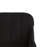 NNEVL Armchair Black 63x76x80 cm Velvet