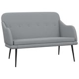 NNEVL Bench Light Grey 110x76x80 cm Fabric