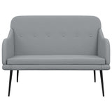 NNEVL Bench Light Grey 110x76x80 cm Fabric