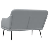 NNEVL Bench Light Grey 110x76x80 cm Fabric