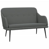 NNEVL Bench Dark Grey 110x76x80 cm Fabric