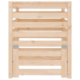 NNEVL Composter 63.5x63.5x77.5 cm Solid Wood Pine