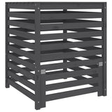 NNEVL Composter Grey 82.5x82.5x99.5 cm Solid Wood Pine