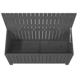 NNEVL Garden Storage Box Grey 115x49x60 cm Solid Wood Pine