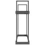 NNEVL Firewood Rack Grey 110x35x108.5 cm Solid Wood Pine