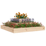 NNEVL Planter 80x80x27 cm Solid Wood Pine