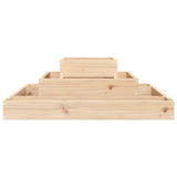 NNEVL Planter 80x80x27 cm Solid Wood Pine
