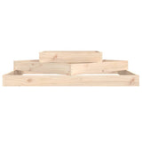 NNEVL Planter 112x112x27 cm Solid Wood Pine