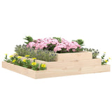 NNEVL Planter 110x110x27 cm Solid Wood Pine