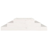 NNEVL Planter White 110x110x27 cm Solid Wood Pine