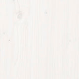 NNEVL Planter White 110x110x27 cm Solid Wood Pine