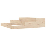 NNEVL Planter 107x107x27 cm Solid Wood Pine