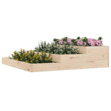 NNEVL Planter 107x107x27 cm Solid Wood Pine
