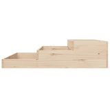 NNEVL Planter 107x107x27 cm Solid Wood Pine