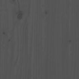 NNEVL Planter Grey 107x107x27 cm Solid Wood Pine