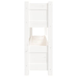 NNEVL Planter White 112x25x66 cm Solid Wood Pine