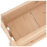 NNEVL Planter 77x25x66 cm Solid Wood Pine