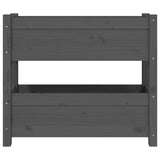 NNEVL Planter Grey 77x25x66 cm Solid Wood Pine