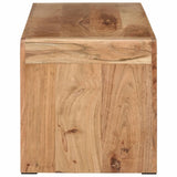 NNEVL TV Stand 110x33x33 cm Solid Wood Acacia