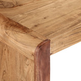 NNEVL TV Stand 110x33x33 cm Solid Wood Acacia