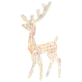 NNEVL Acrylic Reindeer Christmas Decorations 2 pcs 120cm Multicolour