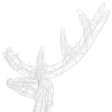 NNEVL Acrylic Reindeer Christmas Decorations 3 pcs 120cm Multicolour