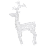 NNEVL Reindeer Christmas Decorations 2 pcs 60x16x100 cm Acrylic