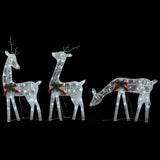 NNEVL Christmas Reindeers 6 pcs White Cold White Mesh