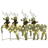 NNEVL Christmas Reindeers 4 pcs Gold 80 LEDs