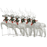 NNEVL Christmas Reindeers 6 pcs Gold 120 LEDs