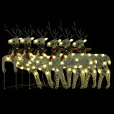 NNEVL Christmas Reindeers 6 pcs Gold 120 LEDs