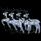 NNEVL Christmas Reindeers 4 pcs White 80 LEDs