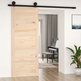NNEVL Barn Door 80x1.8x204.5 cm Solid Wood Pine