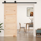NNEVL Barn Door 80x1.8x204.5 cm Solid Wood Pine