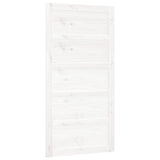 NNEVL Barn Door White 100x1.8x204.5 cm Solid Wood Pine