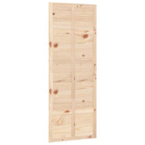 NNEVL Barn Door 80x1.8x214 cm Solid Wood Pine