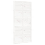 NNEVL Barn Door White 100x1.8x214 cm Solid Wood Pine