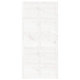 NNEVL Barn Door White 100x1.8x214 cm Solid Wood Pine